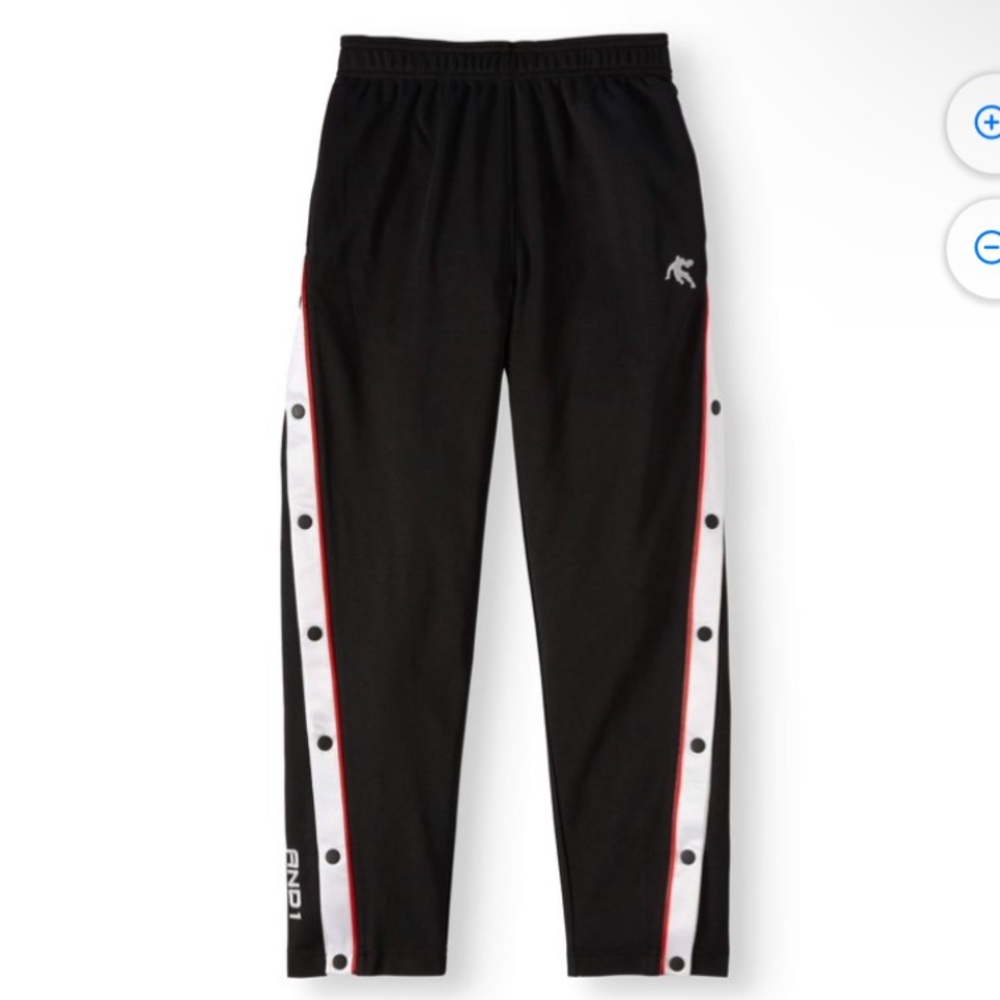 AND1 Triple Threat Fleece Tear Away pants